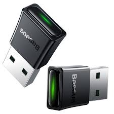 Picture of Baseus BA07 Mini Bluetooth Adapter for PC, USB 5.3 Wireless Bluetooth Dongle Receiver - Black