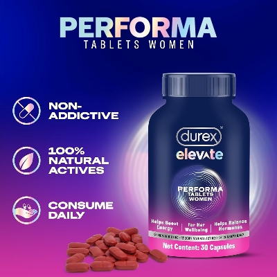 Picture of Durex Elevate Performa Tablets For Women - 30 Tablet