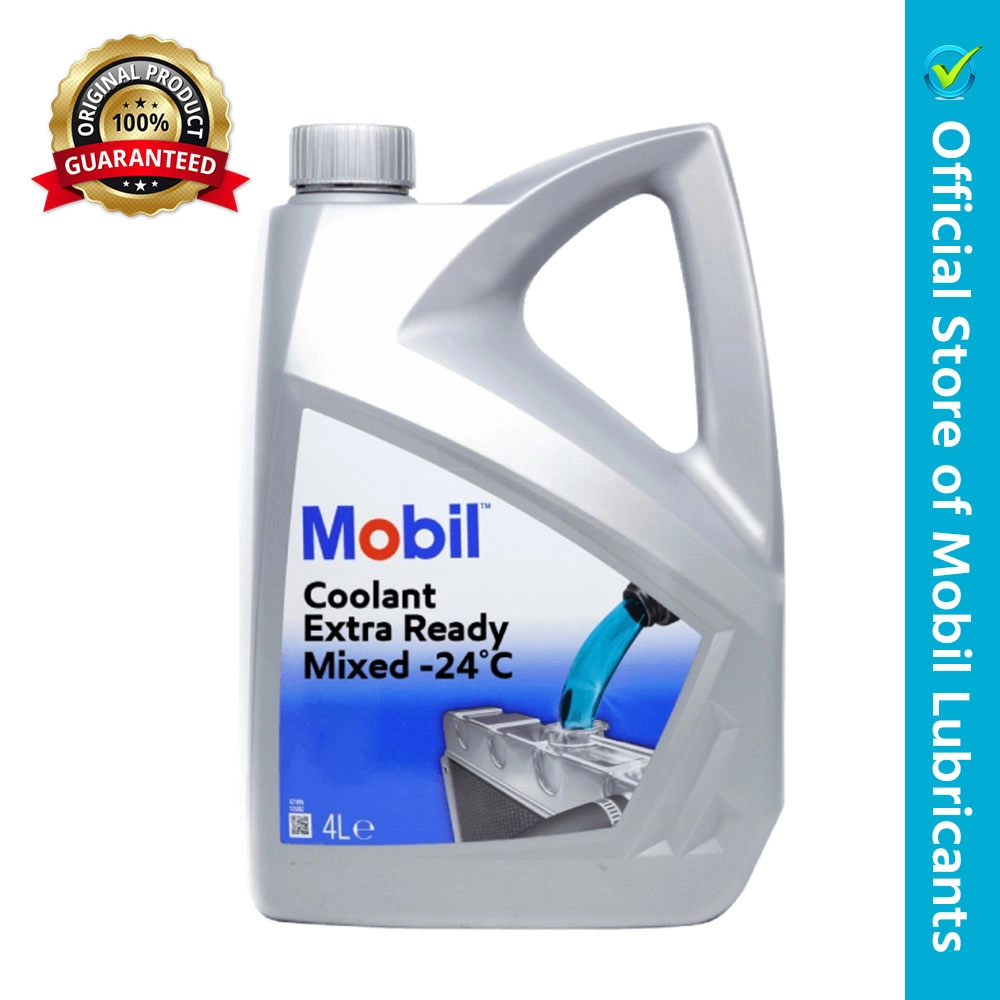 Picture of Mobil Coolant Extra Ready Mixed 24C for Radiator - 4 Liter