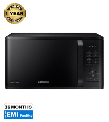 Samsung 23L Grill Microwave Oven with Ceramic Enamel Cavity (MG23K3515AK/D2) 
