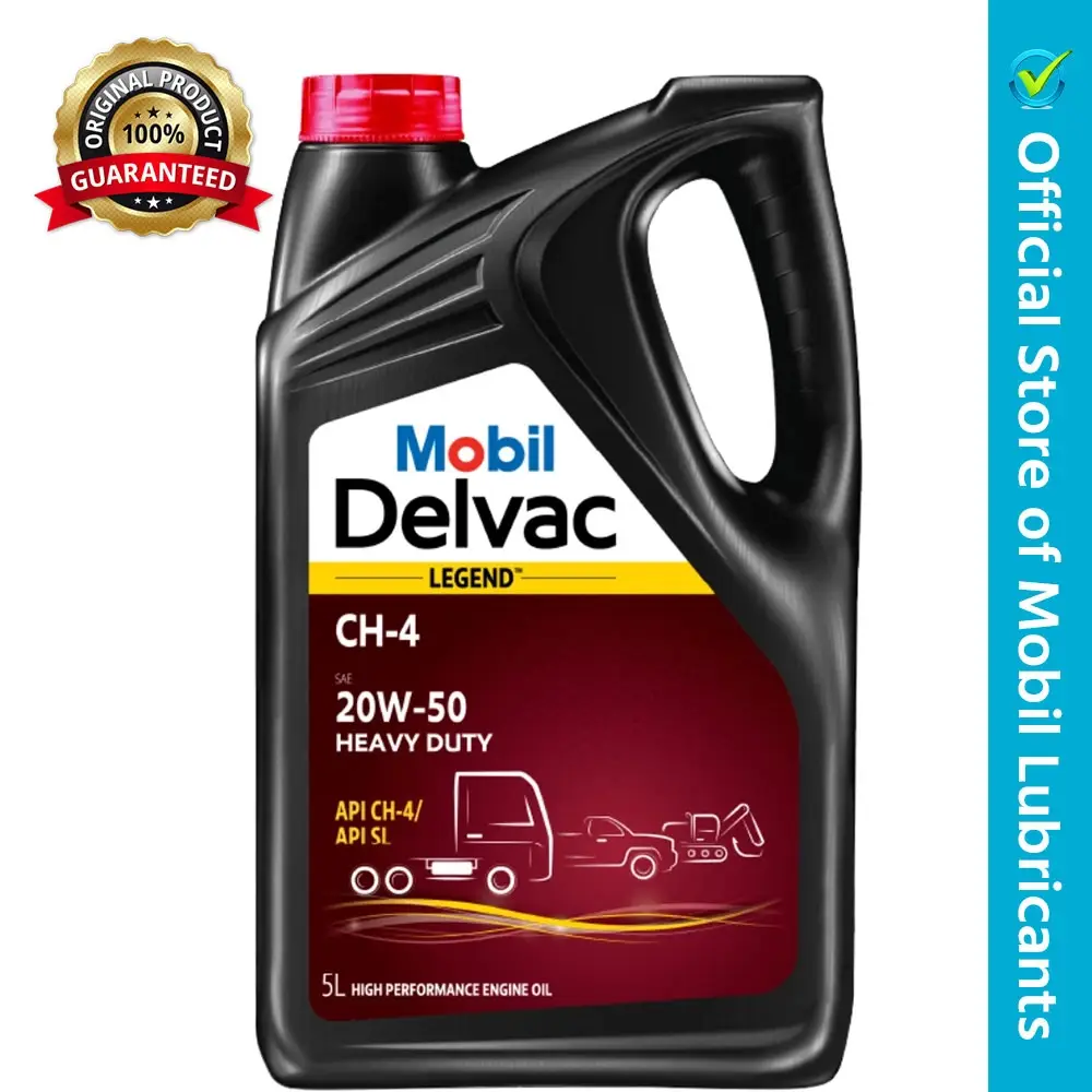 Picture of Mobil Delvac Legend 20W 50 HD Bus & truck engine oils - 5 Liter