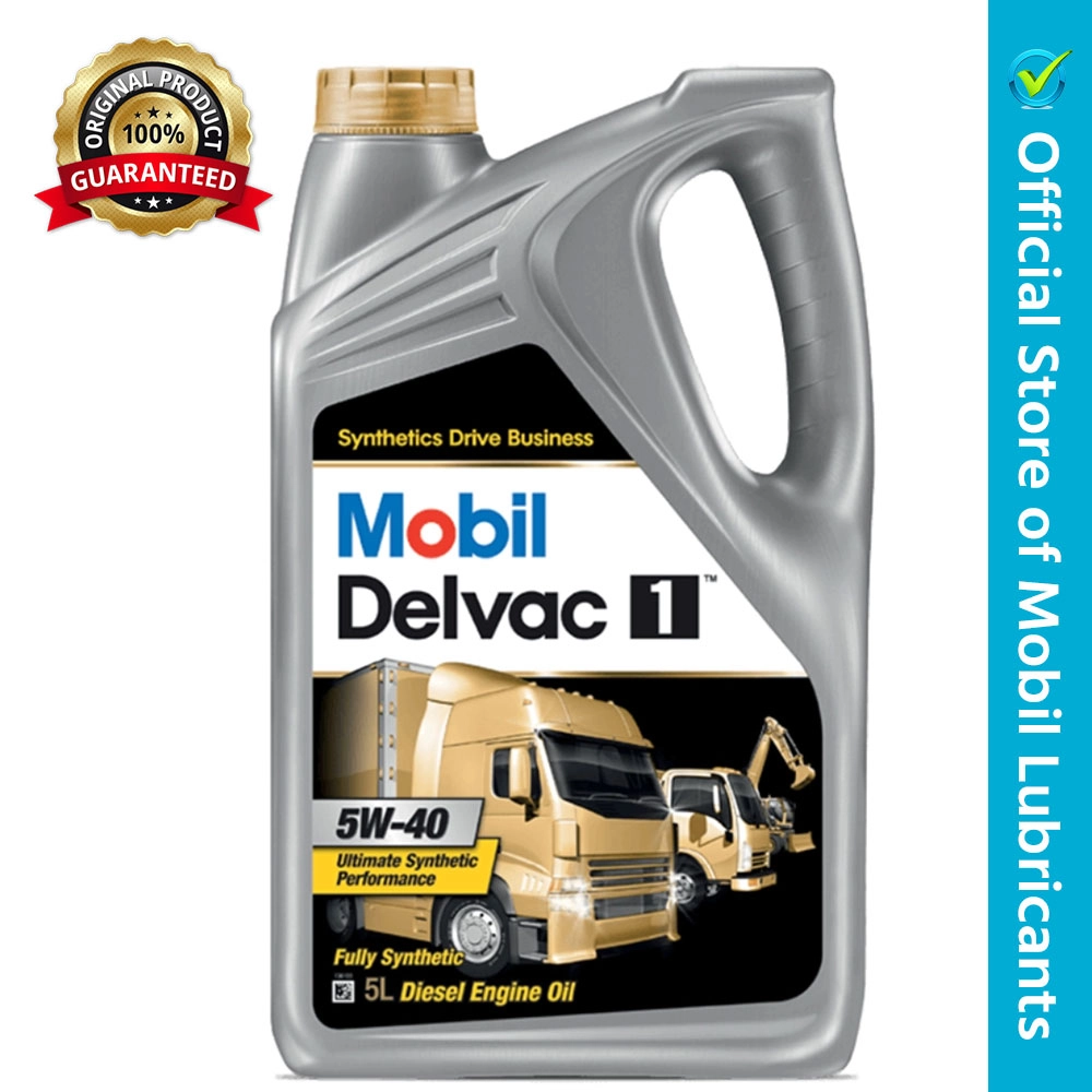 Picture of Mobil Delvac 1 5W 40 Bus & truck engine oils - 5 Liter