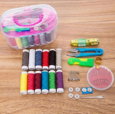 Picture of Sewing Accessories Sewing Kit Needle Box Set 10 in 1 Household Sewing Tools Portable Sewing Kit Portable Sewing Box Kitting Needle Quilting Thread Stitching Embr..