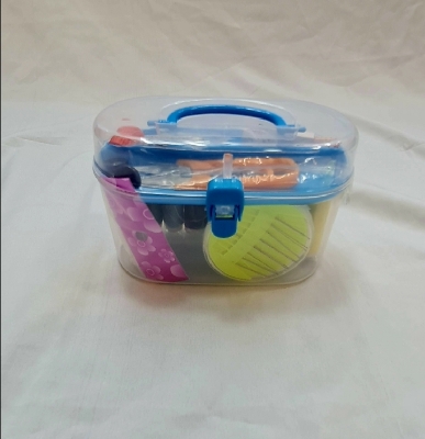 Picture of Sewing Accessories Sewing Kit Needle Box Set 10 in 1 Household Sewing Tools Portable Sewing Kit Portable Sewing Box Kitting Needle Quilting Thread Stitching Embr..