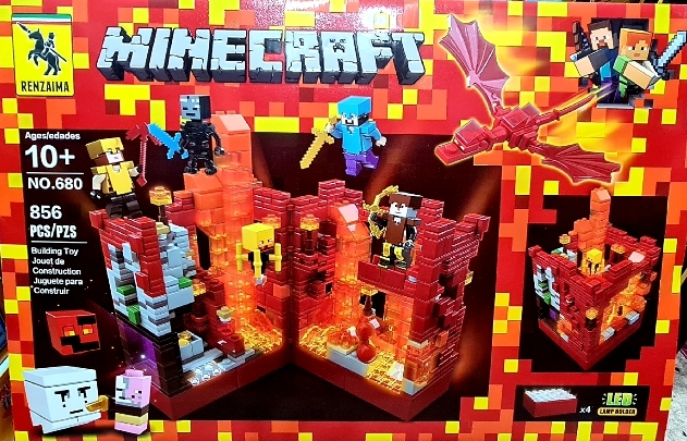 Picture of Big City Minecraft for Kids Fun building toy joins construction with Big Minecraft City