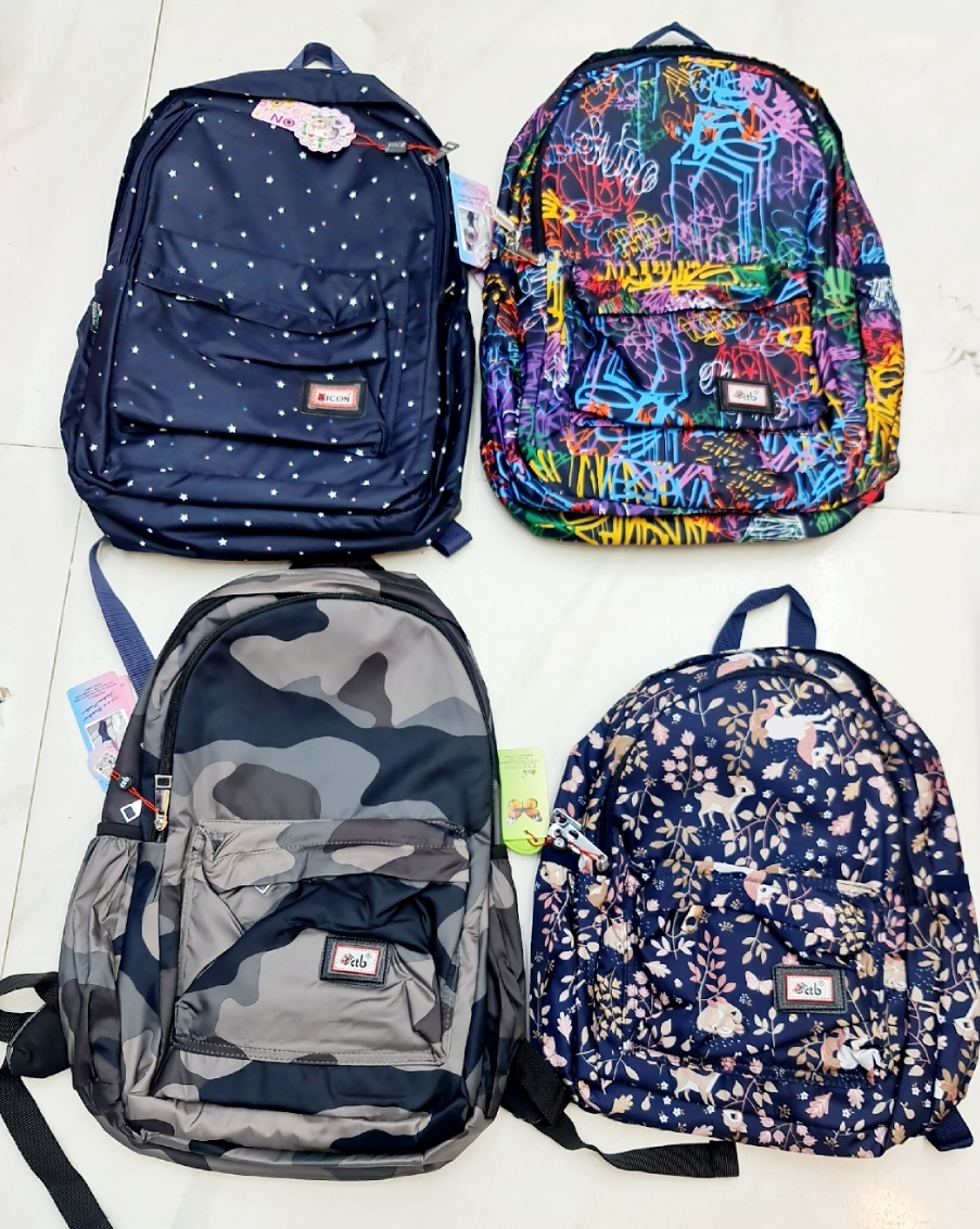 Picture of SCHOOL BAG baby For Boys And Girls Canvas Vintage Backpack Rucksack School/College Shoulder Bag Standard Size Stylish Classic Waterproof ctb