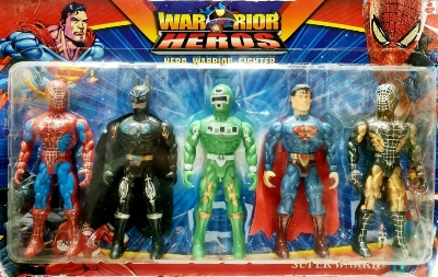 Picture of Marvel Avenger batman superman Spider-Man po wer ranger toys for kids Figure set 5