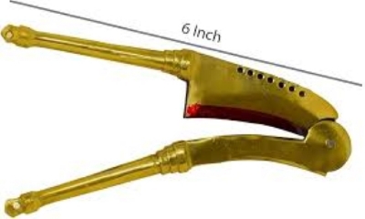 Picture of Brass Betel Nut Cutter or Serota golden