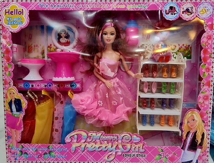 Picture of New Barbie Doll Joint Moveable fashion set Doll Beauty Fashion and Stylish Barbie DOLL Wonderful Toy