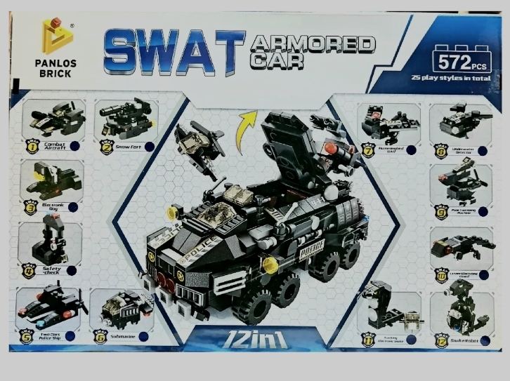 Picture of Ct Swa Rmano Car 12 In 1 572 Piece - Toys - Delight Young Minds With Ct Swa Rmano Car 12 In 1 Toy Set - Featuring 572 Pieces For Endless Fun