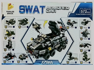 Picture of Ct Swa Rmano Car 12 In 1 572 Piece - Toys - Delight Young Minds With Ct Swa Rmano Car 12 In 1 Toy Set - Featuring 572 Pieces For Endless Fun
