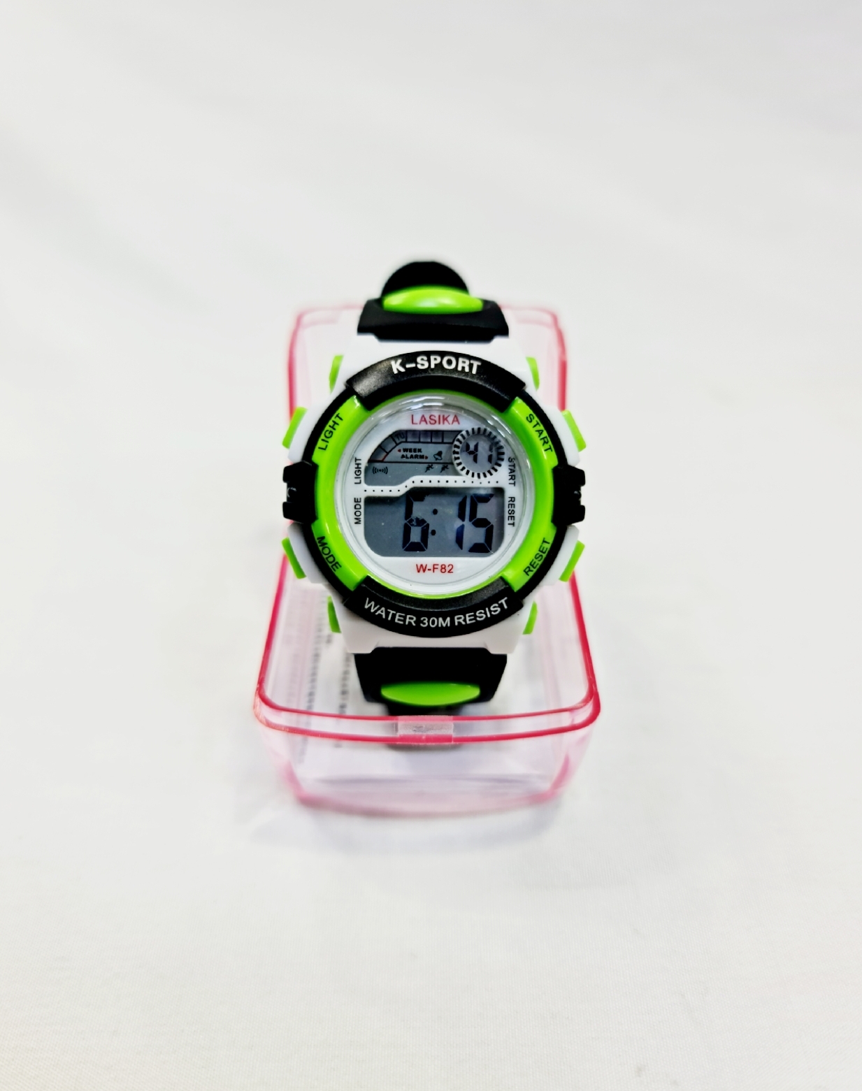 Picture of KIds Sport Wristwatch Luminous LED Waterproof Watch (Green)