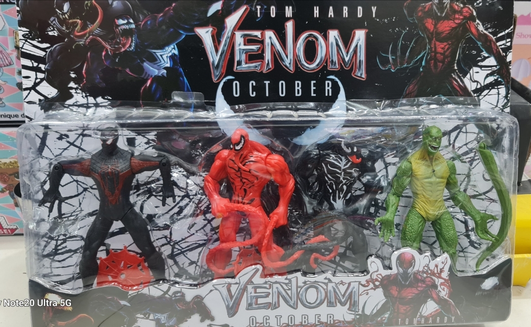 Picture of Avengers Toys Set 4pc - venom 2 superhero set october