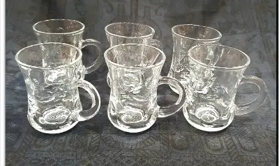 Picture of Transparent Tea Cup Set glass( 6 Pcs ) clear