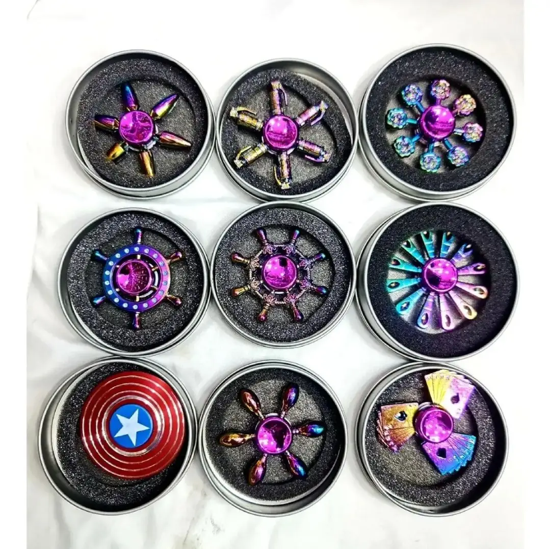 Picture of Frigid Spinner Multicolor Combo Pack METAL SPINNER toys games