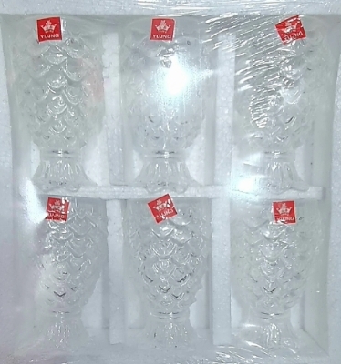 Picture of New water glass Plastic Drinking Glasses Crystal Set of 6 pieces Unbreakable Stylish Transparent Glass, Water Glass, Juice Glass