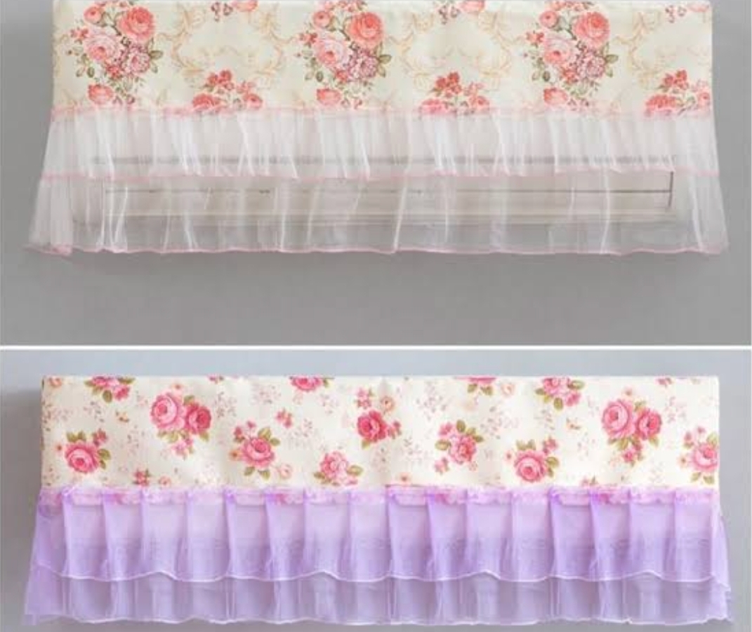 Picture of NET AC COVER Dustproof AC Cover ( 1.5 ton & 2 Ton AC Protector Dust Cover/ AC Cover Indoor - AC Cover / Air Conditioner AC Cover Dustproo..