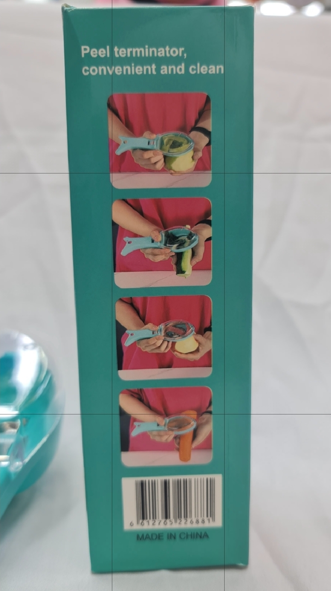 Picture of Peeler with storage box handy peeling with tow way cutter head New Fish Sca  ler Tool scraping Fish Scraper Cleaning Cutter Remover Cleaner Dounp