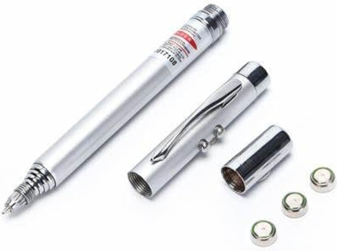 Picture of DES 5 In 1 Multipurpose Antenna Pen With Torch, Laser, Pointer, Magnet, And Pen - A Perfect Corporate Gift Gift Box) Cells Included multi functional purpose