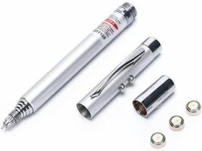 Picture of DES 5 In 1 Multipurpose Antenna Pen With Torch, Laser, Pointer, Magnet, And Pen - A Perfect Corporate Gift Gift Box) Cells Included multi functional purpose