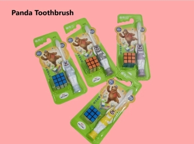 Picture of Kids Toothbrush with Ultra Soft Bristles and Cube Toy Colour may vary