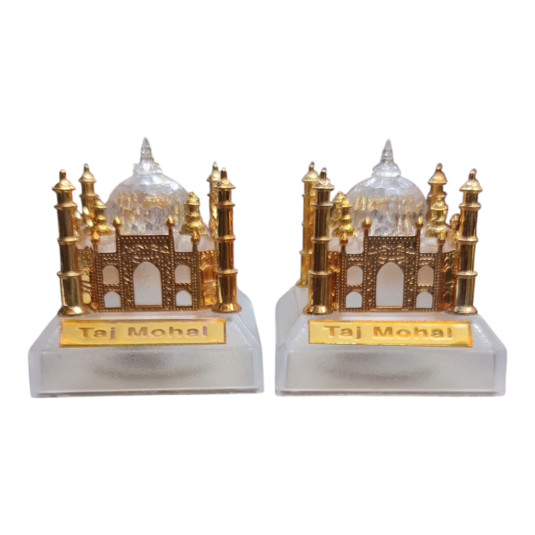 Picture of new Taj Mahal Collectible plastic fibre& for state colour Taj Mahal Showpiece, Medium, Multicolour