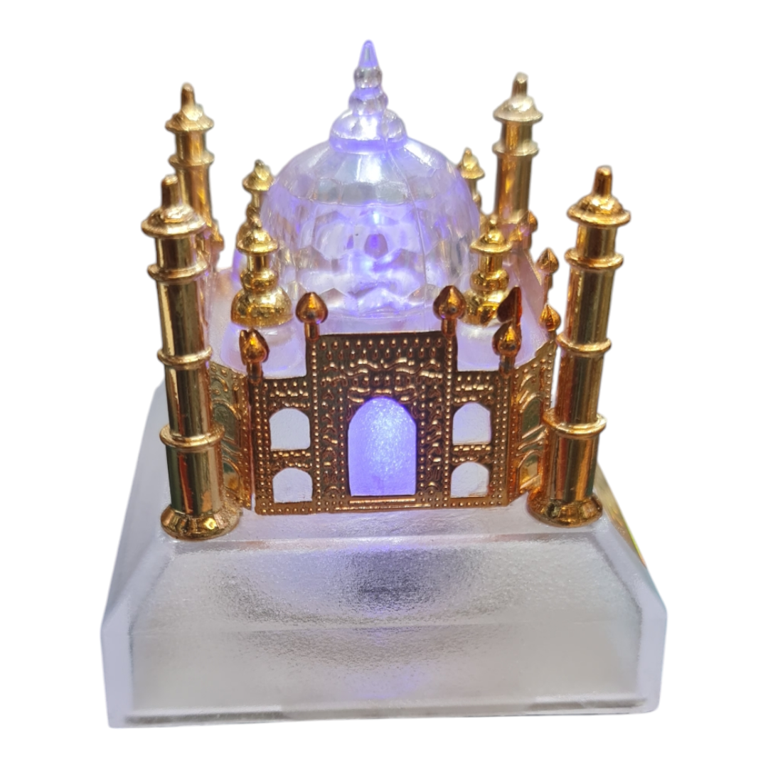 Picture of new Taj Mahal Collectible plastic fibre& for state colour Taj Mahal Showpiece, Medium, Multicolour