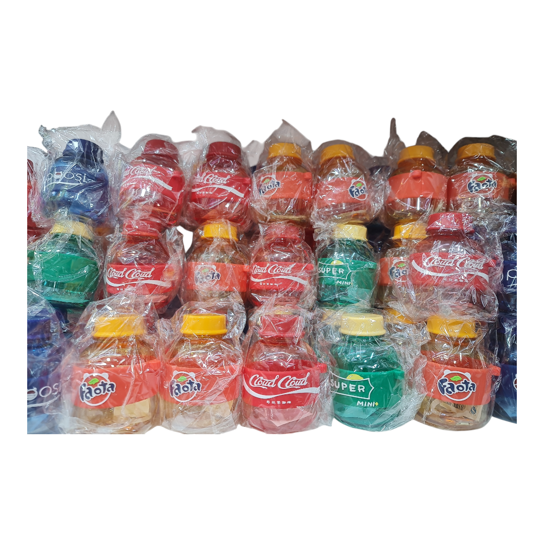 Picture of Mini  Bottle Coca Cola Fanta Papsi Super Mini Water Bottle Mini Portable Plastic Water Bottle Round new model 1pc 350ml