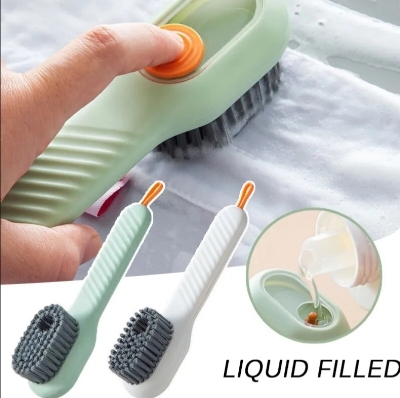Picture of Multifunctional Shoe Laundry Brush Add Liquid Clothes Cleaning Brush Automatic Soft-bristled Brush
