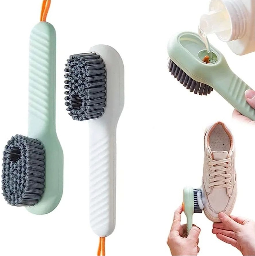 Picture of Multifunctional Shoe Laundry Brush Add Liquid Clothes Cleaning Brush Automatic Soft-bristled Brush