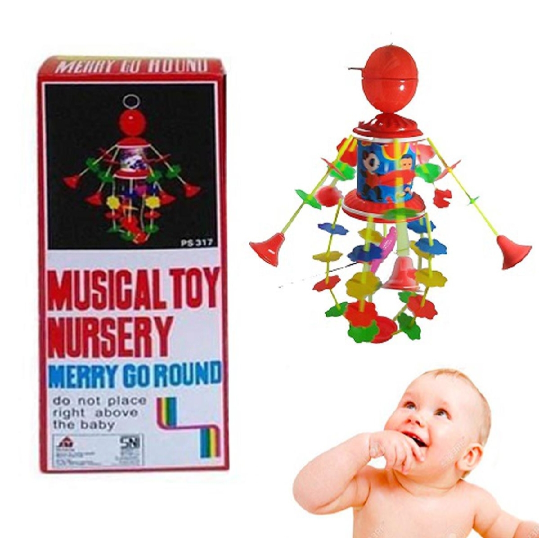 Picture of Merry Go Round Musical Toy for Kids Merry Go Round (musical toy) for newborns / newborn toy / music with rotating bed bell toy