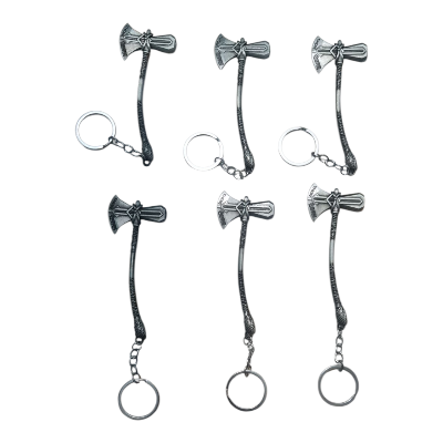 Picture of Thor Stormbreaker keychain European and American film and television peripheral accessories Infinity War Thor's hammer shape alloy keychain pendant small gift