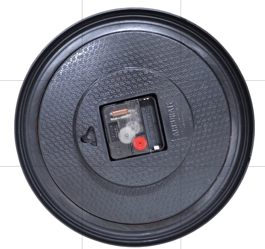 Picture of Beautiful Stylish Wall Clock with Modern Design. islamick ayatulkursi design new model.10x10 inch