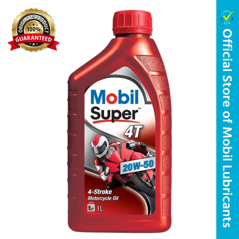 Picture of Mobil Super 4T 20W-50 Motorcycle engine oil - 1 Liter
