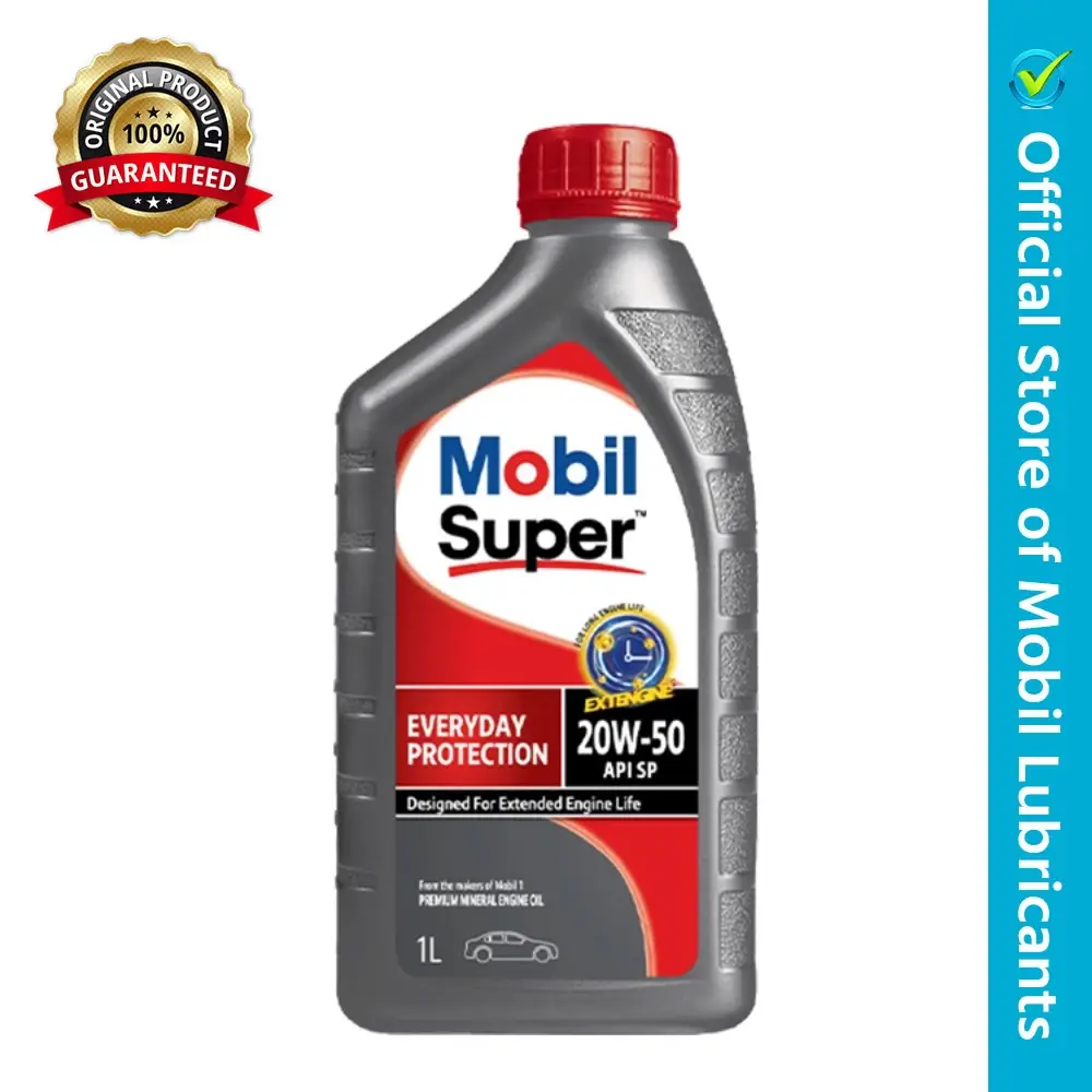 Picture of Mobil Super ED Protection 20W-50 Premium Mineral Car engine oil - 1 Liter