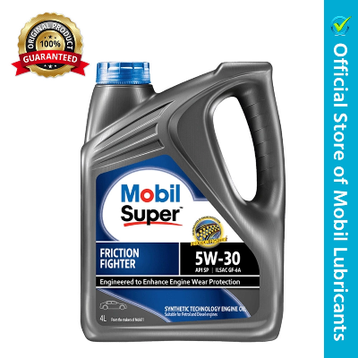 Picture of Mobil Super Friction Fighter 5W-30 Synthetic Technology Car engine oil - 4 Liter