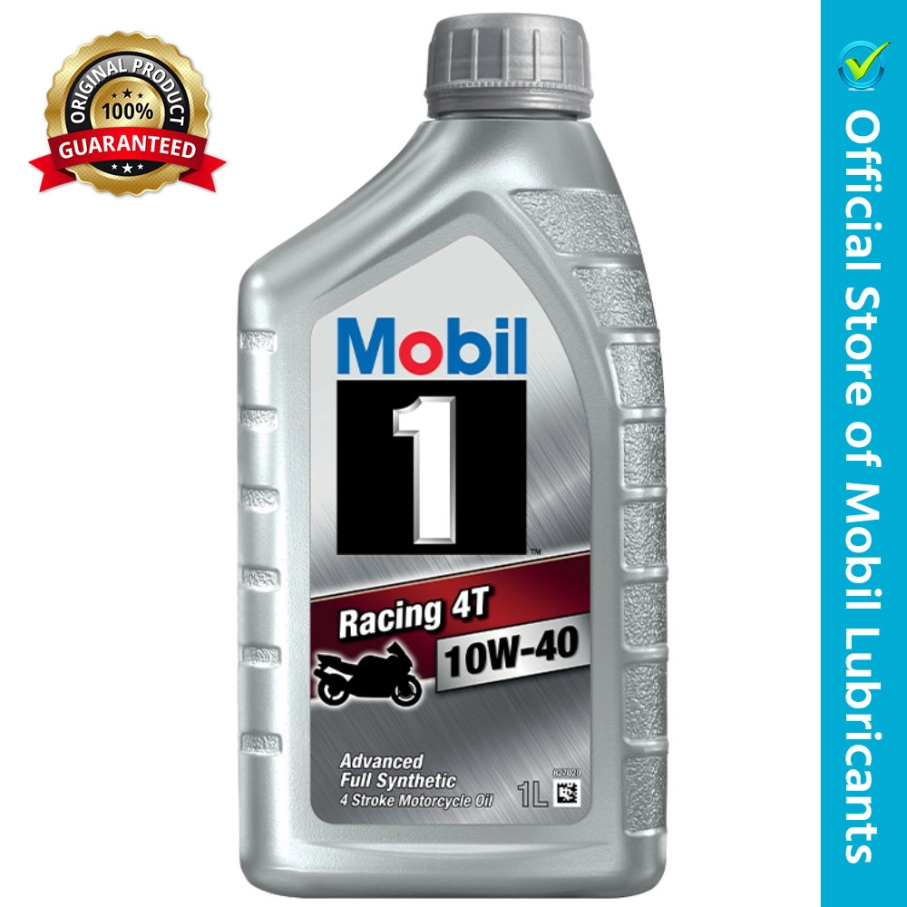 Picture of Mobil 1 Racing 4T 10W-40 Full Synthetic Motorcycle engine oil - 1 Liter