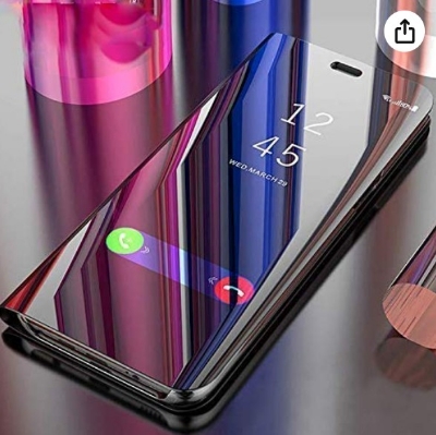 Picture of go crazzy xiaomi redmi note 4,note 4x Flip Cover stand clear view standing case with smart mirror phone cover with optimized viewing angle for xiaomi redmi note 4,note 4x