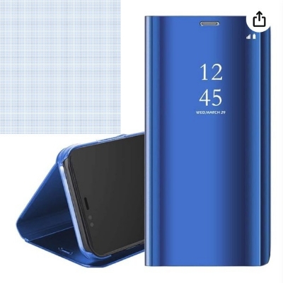 Picture of Samsung Galaxy J710 - Clear View Case Flip Standing Cover Auto Lock Mirror Case