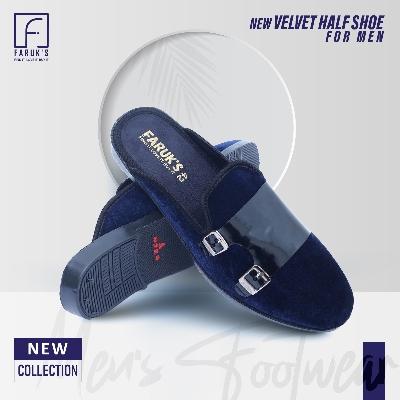 Picture of Athleisure - Avant Grade - Easily Usable - Velvet Loafer Half Shoes For Men - Easy To maintain - Elite Choice - Well Inspired & Crafted