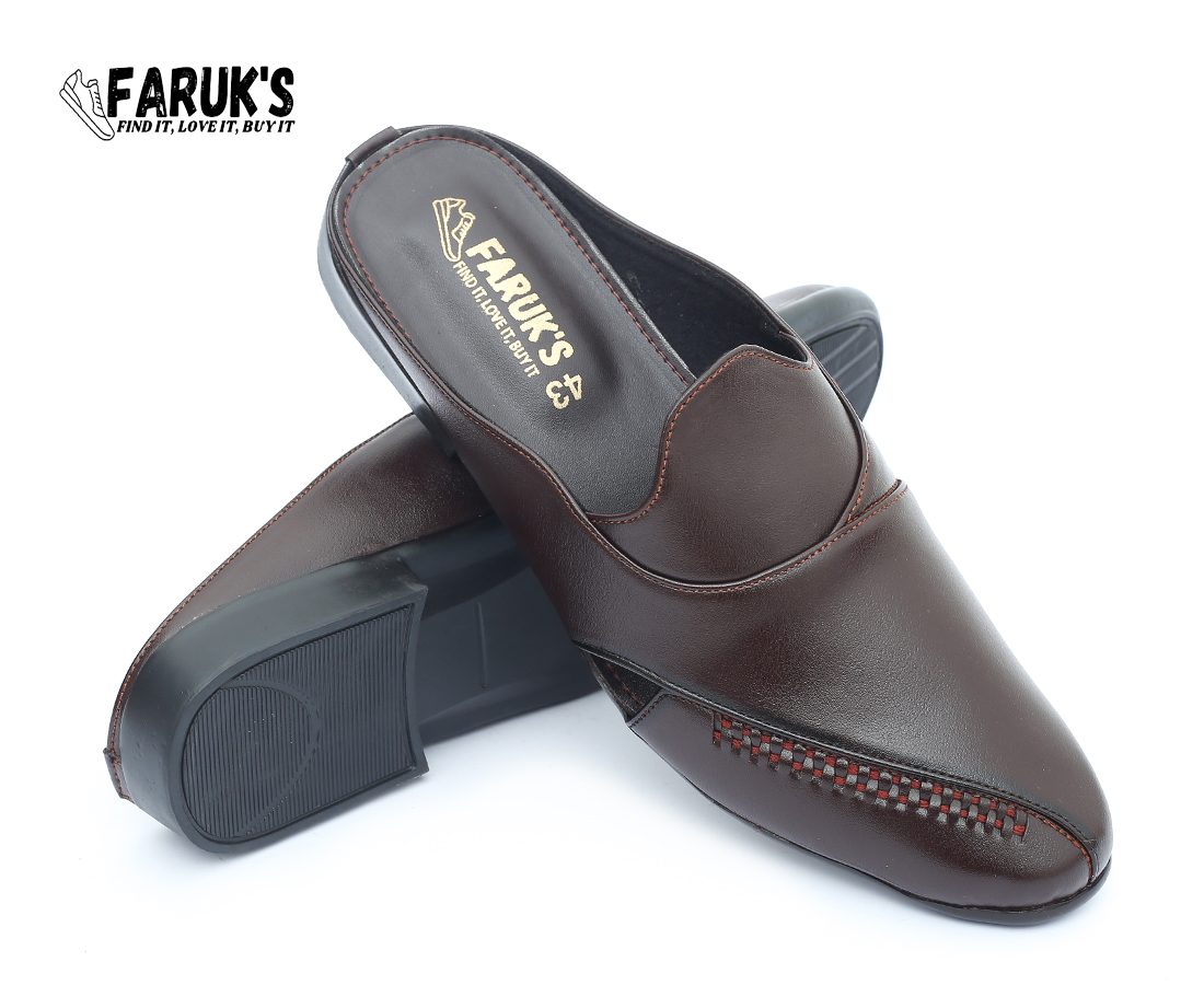 Picture of Luxury Stylish Half Shoe For Men Fashionable Premium Sandal For Men FARUK'S Flats Formal Half Shoe