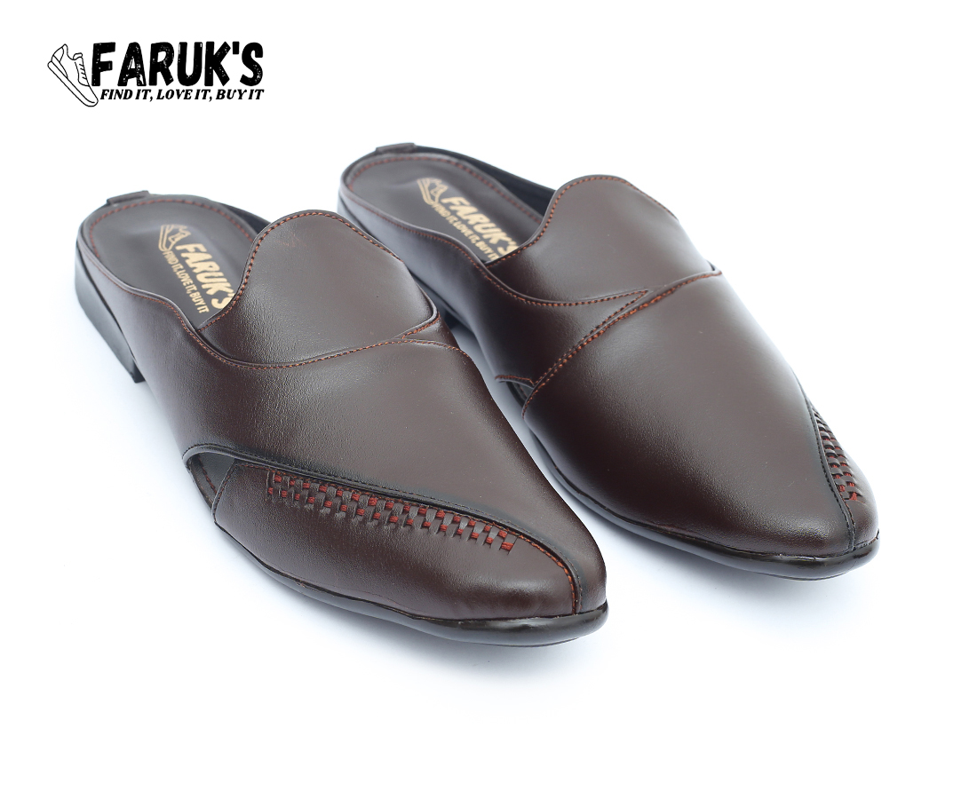 Picture of Luxury Stylish Half Shoe For Men Fashionable Premium Sandal For Men FARUK'S Flats Formal Half Shoe