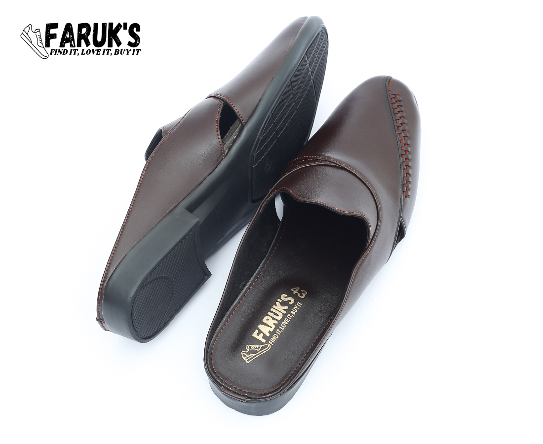 Picture of Luxury Stylish Half Shoe For Men Fashionable Premium Sandal For Men FARUK'S Flats Formal Half Shoe