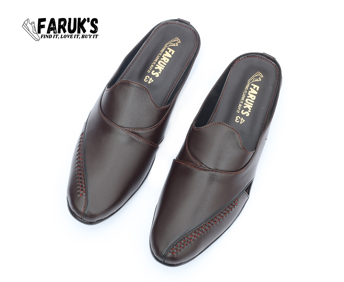 Picture of Luxury Stylish Half Shoe For Men Fashionable Premium Sandal For Men FARUK'S Flats Formal Half Shoe