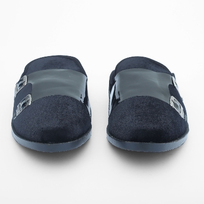 Picture of Trendsetter -Upscale Living -New Fashionable Velvet Half Shoe For Men Black- Inventive Choice Qualityful - Easy To care and Longive