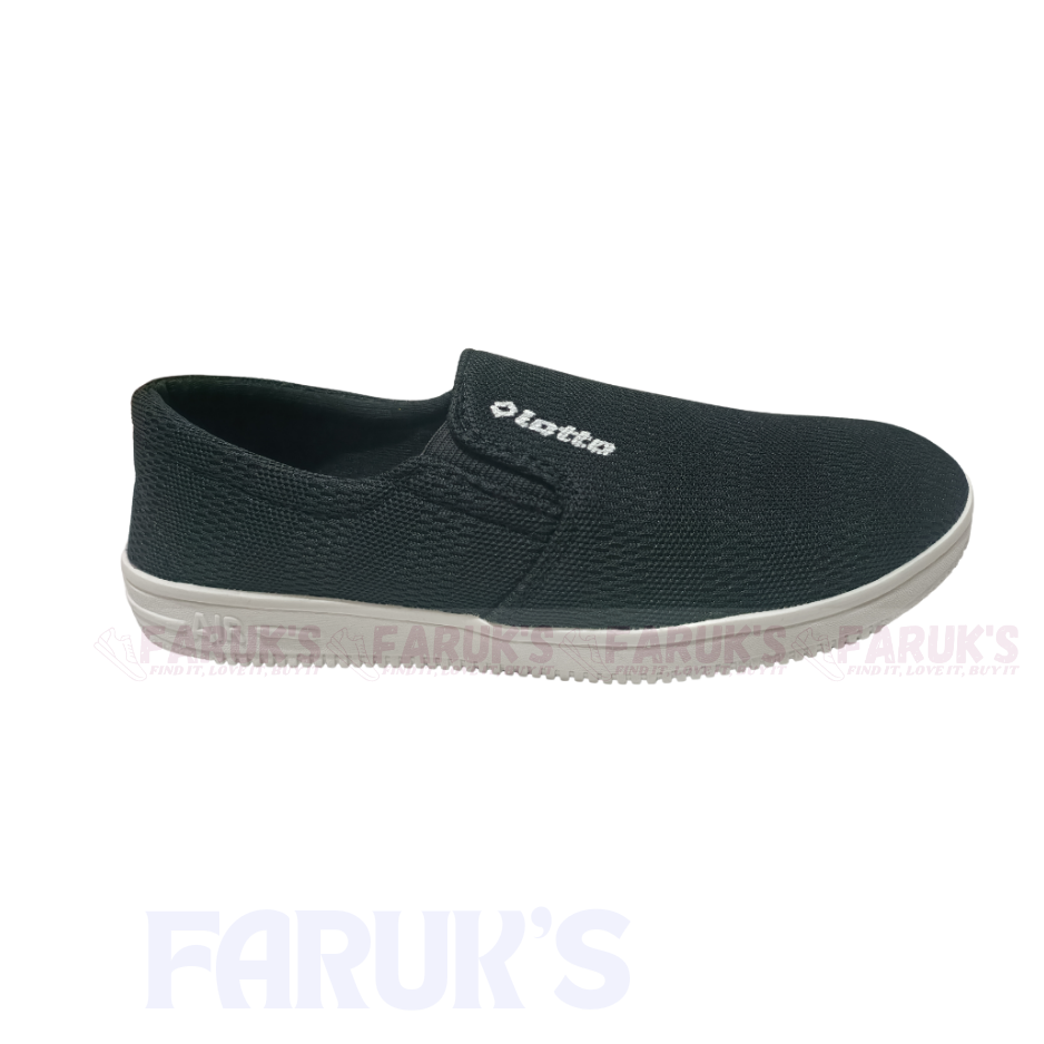 Picture of FARUK'S Stylish Black And Ash Color Winter Canvas Sneakers for Men