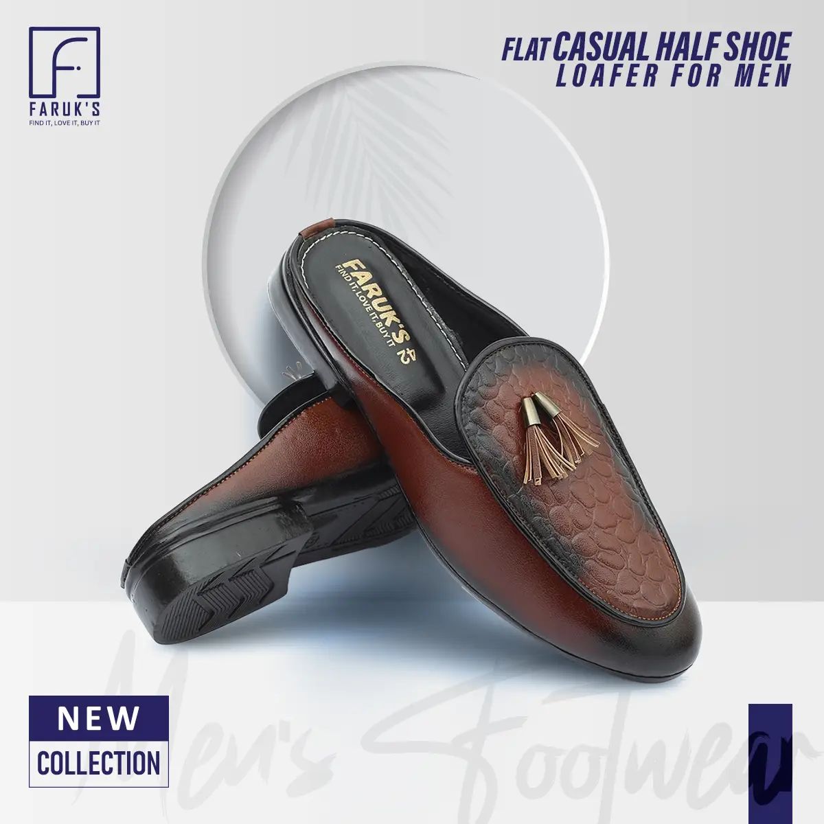 Picture of New Collection Flat Casual Half Shoe Loafer for Men (FARUK'S)