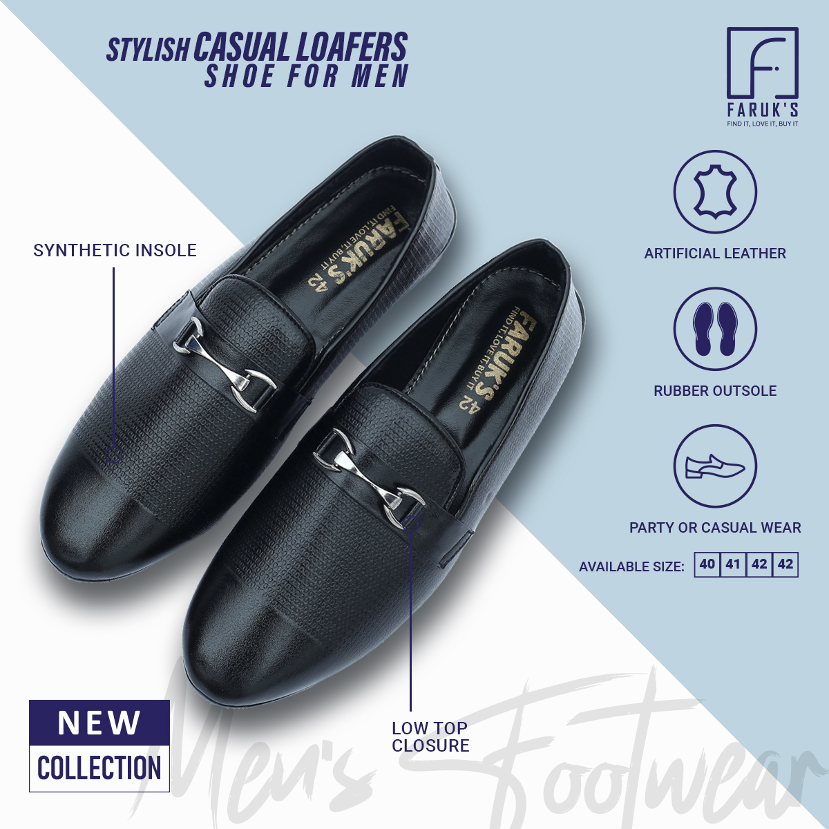 Picture of New Fashionable Loafer For Men / Men's Stylish Casual Loafers Shoe (FARUK'S) -Loffer