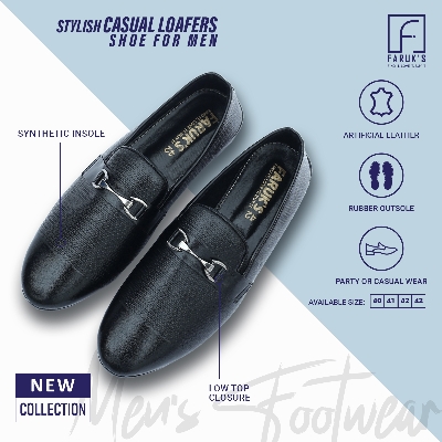 Picture of New Fashionable Loafer For Men / Men's Stylish Casual Loafers Shoe (FARUK'S) -Loffer