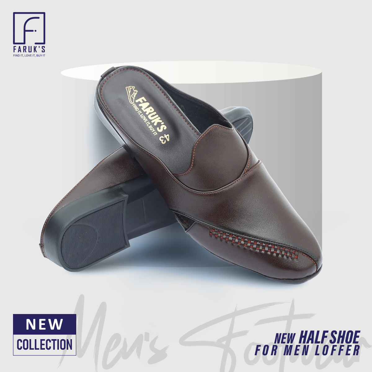 Picture of New Fashionable Half Shoe For Men, Half Shoe For Men -Loffer